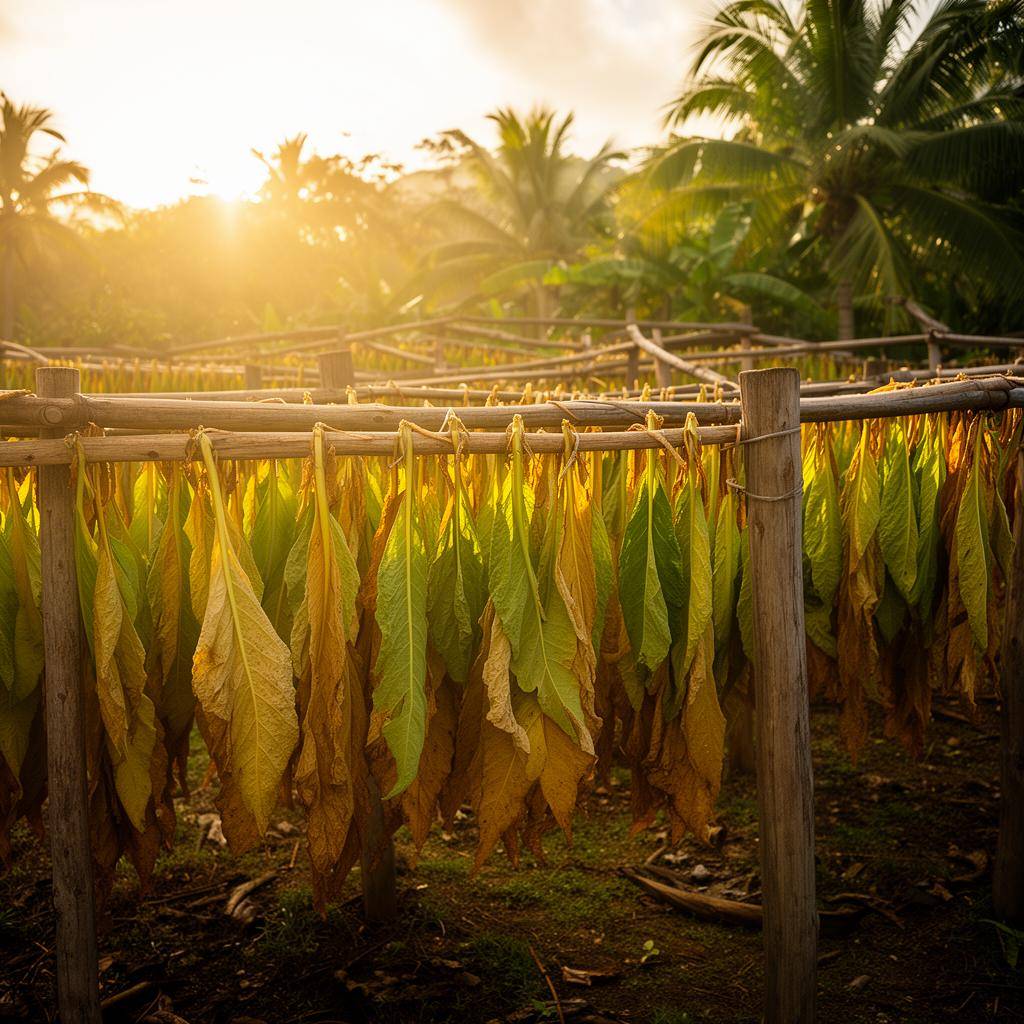 Process of HIGH LIEAF - Premium Caribbean Grabba Tobacco | Vincy Local